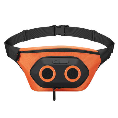 Outdoor Adjustable Fanny Pack Waterproof Isi Ulang Dengan Bluetooth Speaker Stereoc