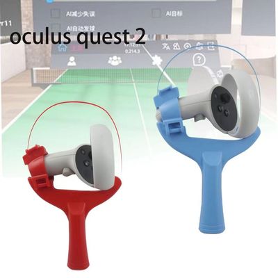 Untuk Oculus Quest 2 VR, aksesori game terintegrasi Menangani Pengontrol Sentuh Pegangan Dayung Tenis Meja berpasangan