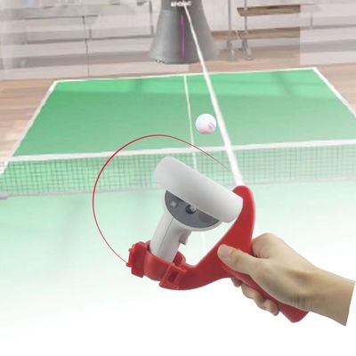 Untuk Oculus Quest 2 VR, aksesori game terintegrasi Menangani Pengontrol Sentuh Pegangan Dayung Tenis Meja berpasangan