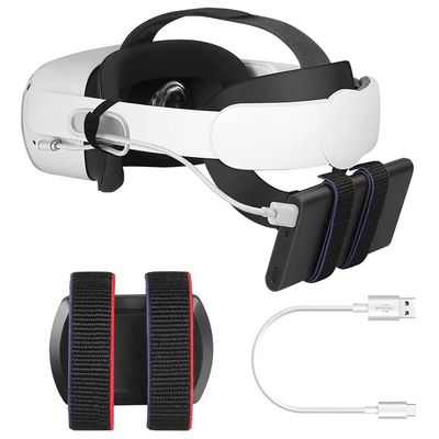 Adjustable Back Battery Strap Power Bank Braket Pemasangan Untuk Oculus Quest 2 Dudukan Baterai MOBILE Untuk Quest 2 Headset VR