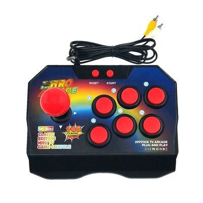 16 Bit Built-In 145 Arcade Game Retro Joystick Video Game Konsol Saku ABS Konsol Pemain Stick Controller Konsol AV