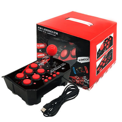 Harga Grosir 4-in-1 Retro Arcade Station USB Wired Rocker Fighting Stick Game Joystick Controller Untuk Android TV Games