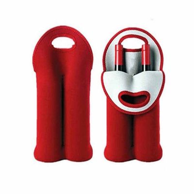 Disesuaikan Ukuran Portable 1/2 Botol Bir Pendingin Pemegang Carrier Neoprene Botol Anggur Tas Freezer Pendingin Tas Botol Anggur