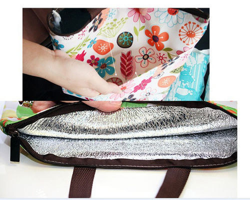 Outdoor Fitness Wholesale Tas makan siang pendingin pengiriman makanan terisolasi portabel