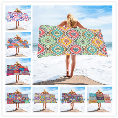 Desain Disesuaikan Handuk Pantai Bernapas Nyaman Wanita Sutra Dicetak Rok Panjang Dibungkus Bikini Selimut Tabir Surya Tertutup