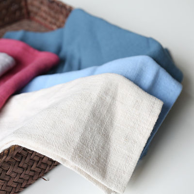 100% Cotton Linen Fabric Tea Towel Cepat Kering Dengan Label Disesuaikan