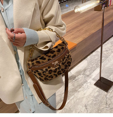 Mewah Domba Wol Halus Bulu Wanita Menunggu Tas Kecil Fashion Kain Musim Dingin Tas Wanita Tas Desainer