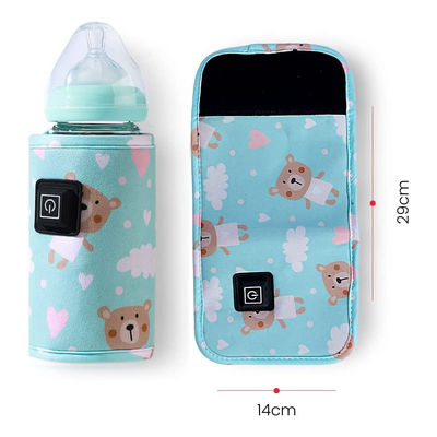 USB Penghangat Botol Air Susu Travel Stroller Insulated Baby Nursing Bottle Heater