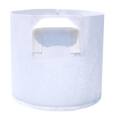Sesuaikan Hot Jual kain non woven tas tanaman Biodegradable bernapas flet pohon tumbuh tas tas pembibitan besar dengan pegangan