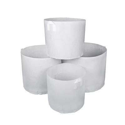 Sesuaikan Hot Jual kain non woven tas tanaman Biodegradable bernapas flet pohon tumbuh tas tas pembibitan besar dengan pegangan