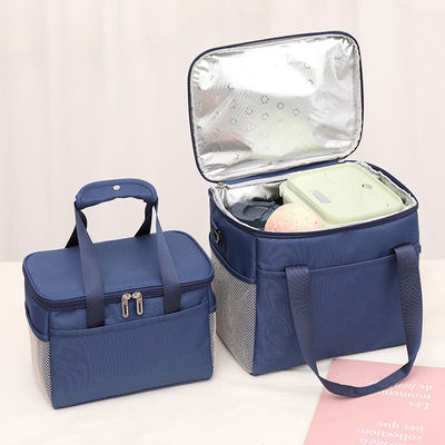 Multi Size Camping Insulated Tote Lunch Bag Box Dengan Tali Bahu Kain Oxford Tahan Air