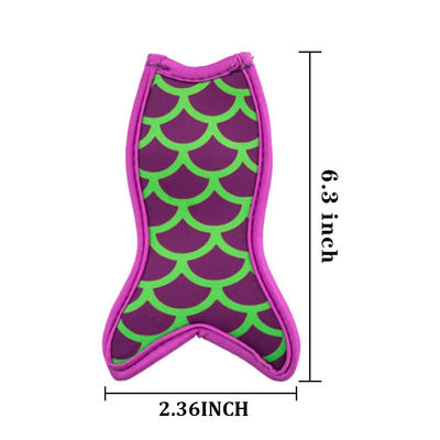 Kustomisasi Kantong Popsicle Freezer Ice Pop Sleeves Neoprene Anti freeze Ice Pop Holders Fish Pattern Keep Cooler