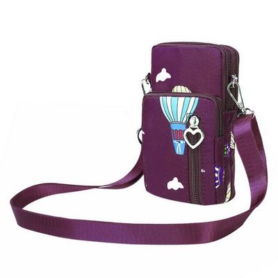 2022 Terbaru Wanita Olahraga Mini Square Tas Messenger Ponsel Kantong Dompet Kunci Lengan Ponsel Tas Luar Ruangan Menjalankan Pack Multi kantong