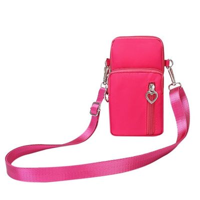 2022 Terbaru Wanita Olahraga Mini Square Tas Messenger Ponsel Kantong Dompet Kunci Lengan Ponsel Tas Luar Ruangan Menjalankan Pack Multi kantong
