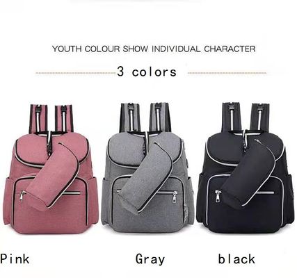 2 In1 Bayi Popok Bayi Ransel Tas Mumi Mami Dengan Pengisi Daya USB
