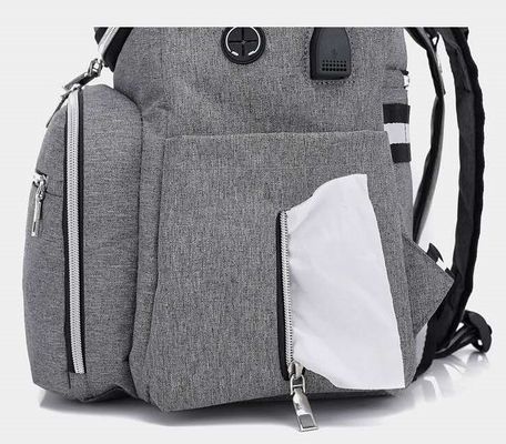 2 In1 Bayi Popok Bayi Ransel Tas Mumi Mami Dengan Pengisi Daya USB
