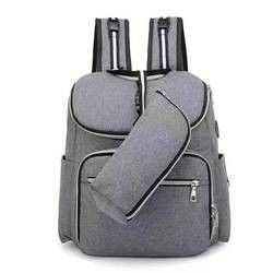 2 In1 Bayi Popok Bayi Ransel Tas Mumi Mami Dengan Pengisi Daya USB