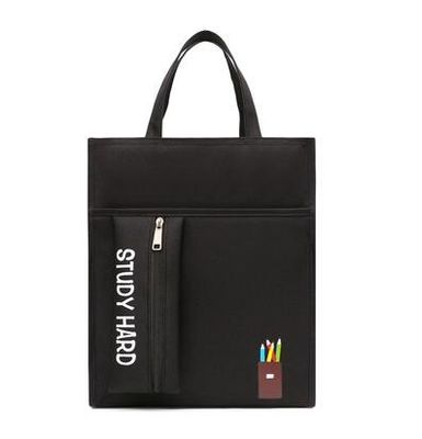 Harga Pabrik Tas Tutorial Siswa A4 Kanvas Tahan Air Tas Tangan Tas Pensil Tas Sekolah Kapasitas Besar Perlengkapan Sekolah Kantor