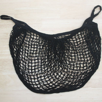 Net Cotton String Shopping Bag Reusable Mesh Market Tote Organizer Portable Untuk Penyimpanan Kelontong Pantai Mainan Sayuran Buah