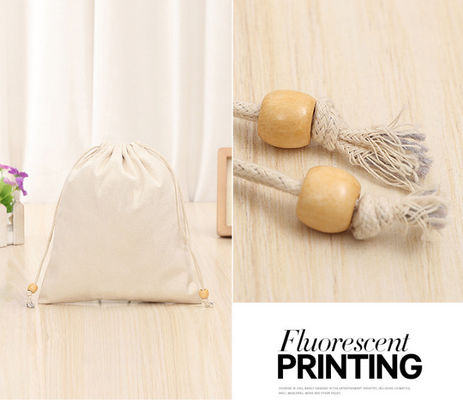 Sesuaikan Kantong Debu Katun Linen Kecil Tas Serut Kanvas Untuk Hadiah Sepatu