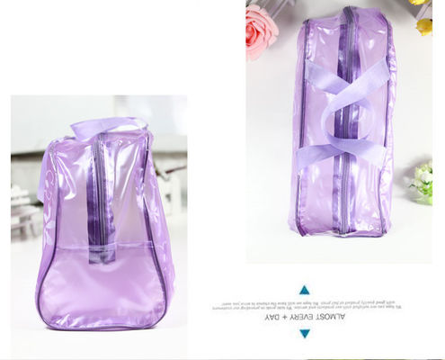 OEM Tas Kosmetik Dan Perlengkapan Mandi PVC Lipat Tas Rias Portabel Dengan Ritsleting