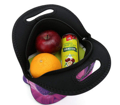 Reusable SBR Insulated Tote Lunch Bag Tas Pendingin Neoprene Tahan Air Luar Ruangan