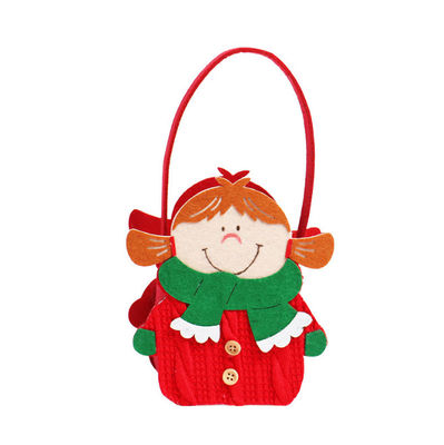 Wool Felt Christmas Gifts Sack Shopping Tote Bag Promotional For Ladies