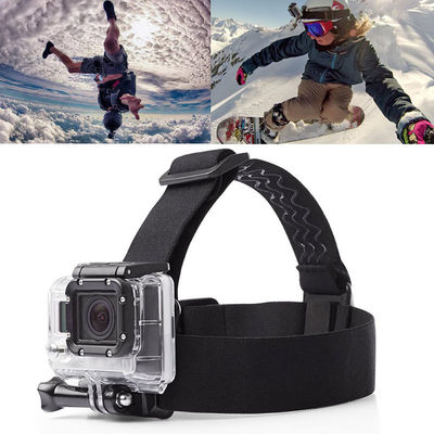 Adjustable Harness Action Camera Aksesoris Elastis anti-slip Kepala Tali Mount untuk GoPro Hero SJCAM AKASO Xiaoyi Yi 4k DJI