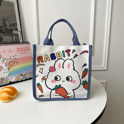 Winnie The Pooh Tas Belanja Stempel Karet Kiki Titi Bahu Kartun Kanvas Ladies