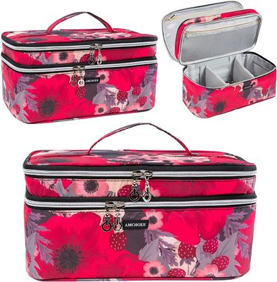 Tas kosmetik desain lager ganda berkapasitas bir berkualitas tinggi