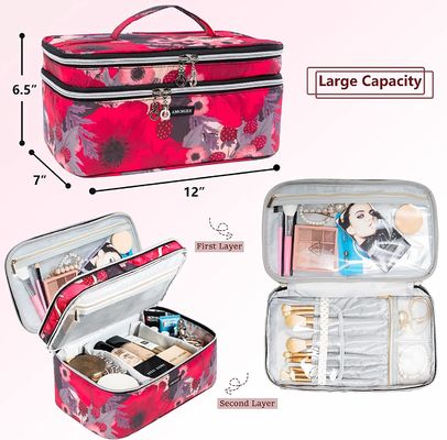 Tas kosmetik desain lager ganda berkapasitas bir berkualitas tinggi