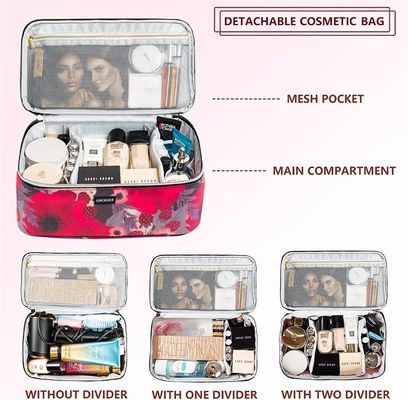 Tas kosmetik desain lager ganda berkapasitas bir berkualitas tinggi