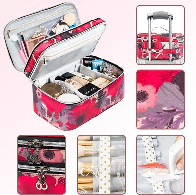 Tas kosmetik desain lager ganda berkapasitas bir berkualitas tinggi