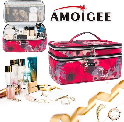 Tas kosmetik desain lager ganda berkapasitas bir berkualitas tinggi