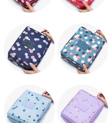 Tas Kosmetik Perjalanan Multifungsi Luar Ruangan Wanita Perlengkapan Mandi Organizer Tahan Air