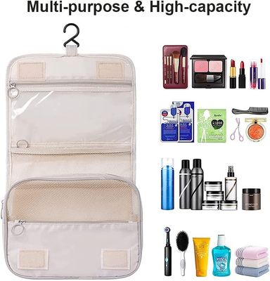 Besar Oxford Wanita Perjalanan Tas Kosmetik Organizer Dopp Kit Gantung