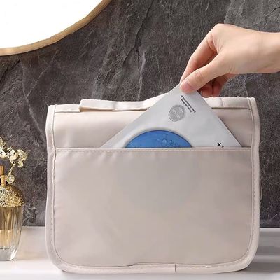 Besar Oxford Wanita Perjalanan Tas Kosmetik Organizer Dopp Kit Gantung