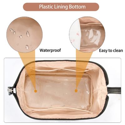 Grosir Dewasa Pria Poliester Tas Perlengkapan Mandi Kosmetik Kustom Dicuci Poliester Tas Travel Toilet Untuk Pria