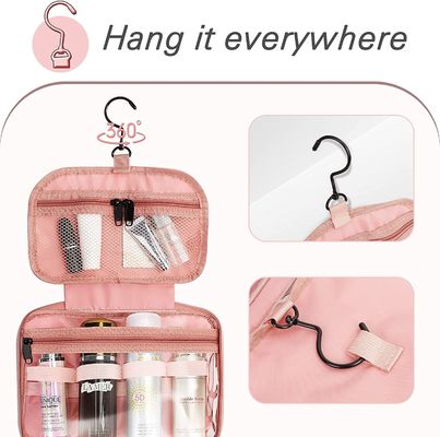 Portable Perjalanan Hitam Makeup Kosmetik Tas Tas Kosmetik Makeup Perlengkapan Mandi Tas Travel Organizer