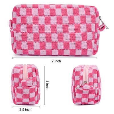 Tas Rias Tahan Guncangan Tas Rias Merah Muda Hijau Tas Rias Perlengkapan Mandi Perjalanan Tas Organizer Tas Kuas Rias Lucu Organizer