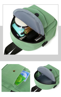 Messenger Kasual Tas Kanvas Kecil Versi Korea Gadis Cantik Memantul Di Tas Kecil
