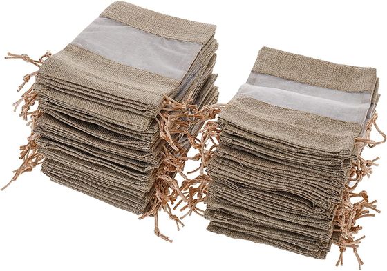 Goni Tipis Tas Organza Tas Goni Tas Hadiah Tas dengan Tali, untuk Pesta Pernikahan Nikmat Sampel Kosmetik Mesh Kantong