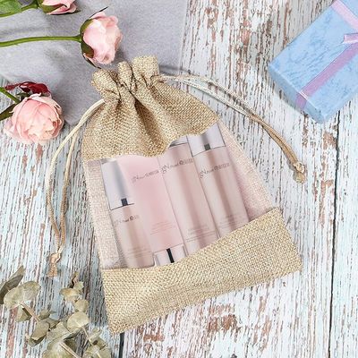 Goni Tipis Tas Organza Tas Goni Tas Hadiah Tas dengan Tali, untuk Pesta Pernikahan Nikmat Sampel Kosmetik Mesh Kantong