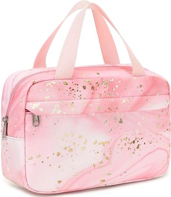 Tas Rias untuk Wanita Wanita Bepergian Tote Kosmetik Besar Make Up Organizer Tas Perlengkapan Mandi Kantong Ritsleting Tahan Air Dompet
