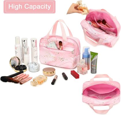 Tas Rias untuk Wanita Wanita Bepergian Tote Kosmetik Besar Make Up Organizer Tas Perlengkapan Mandi Kantong Ritsleting Tahan Air Dompet