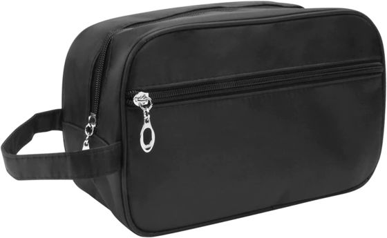 Tas Cukur Pria Tahan Air Ringan dan Halus untuk Bepergian, Travel Dopp Kit untuk Aksesori Perlengkapan Mandi