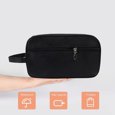 Tas Cukur Pria Tahan Air Ringan dan Halus untuk Bepergian, Travel Dopp Kit untuk Aksesori Perlengkapan Mandi