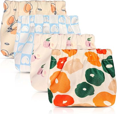 Tas Kosmetik Mini Tahan Air 4 PCS Tahan Lama untuk Wanita, Tas Travel Mini Tahan Air, Tas Mini untuk Penyelenggara Lipstik Dompet