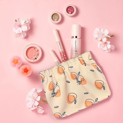 Tas Kosmetik Mini Tahan Air 4 PCS Tahan Lama untuk Wanita, Tas Travel Mini Tahan Air, Tas Mini untuk Penyelenggara Lipstik Dompet
