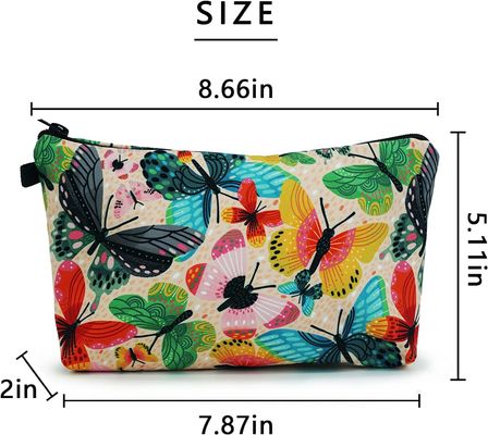 Tas perlengkapan mandi tas kosmetik tahan air fashion ringan dengan ritsleting